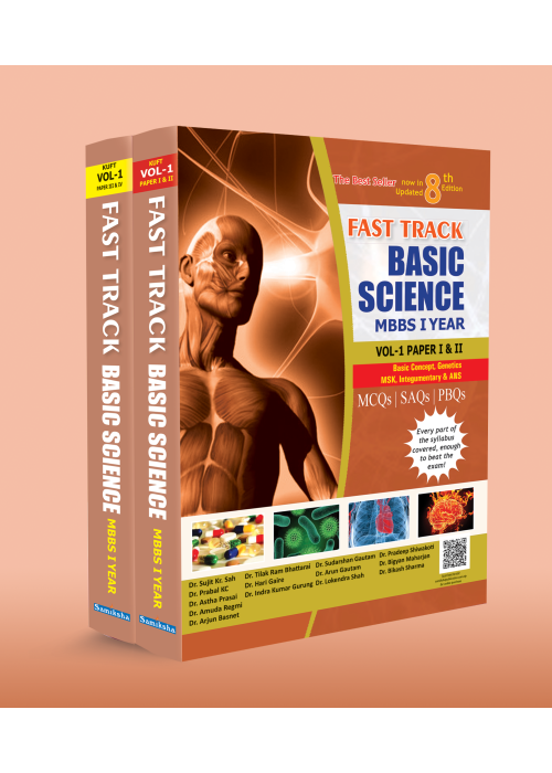FAST TRACK BASIC SCIENCE MBBS Vol. I for FIRST YEAR (2 Parts Set)